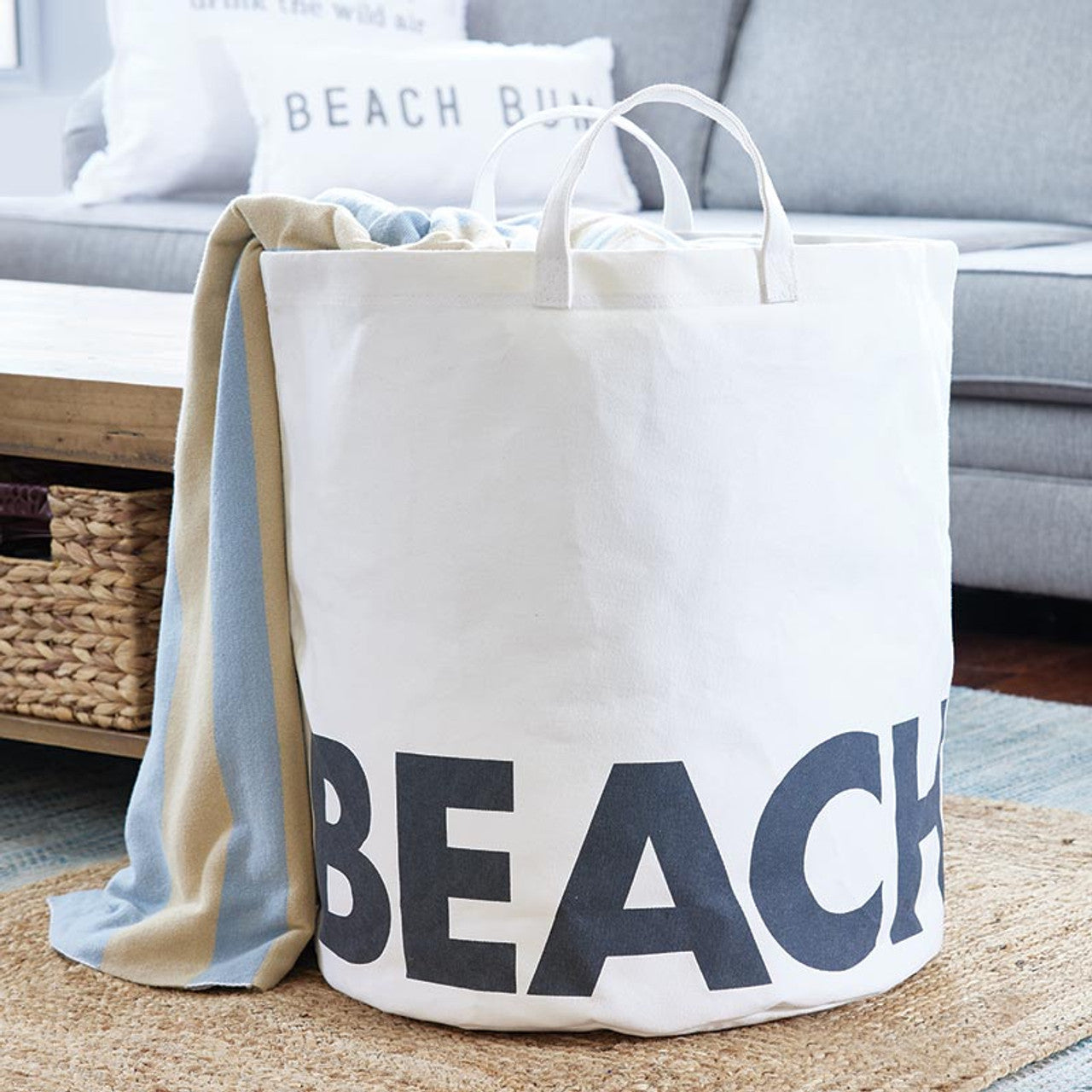 Beach Canvas Tote