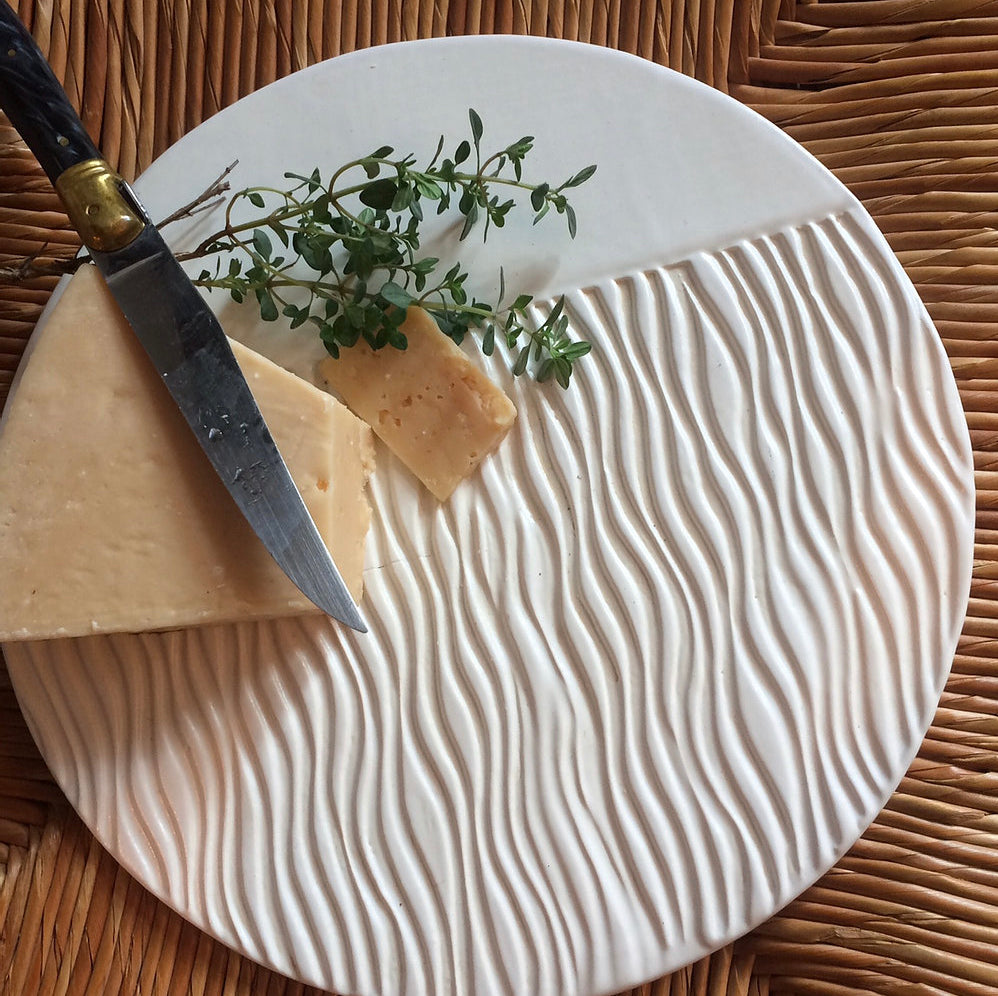 Mudgirls Studio - Water Ripple Cheese Plate